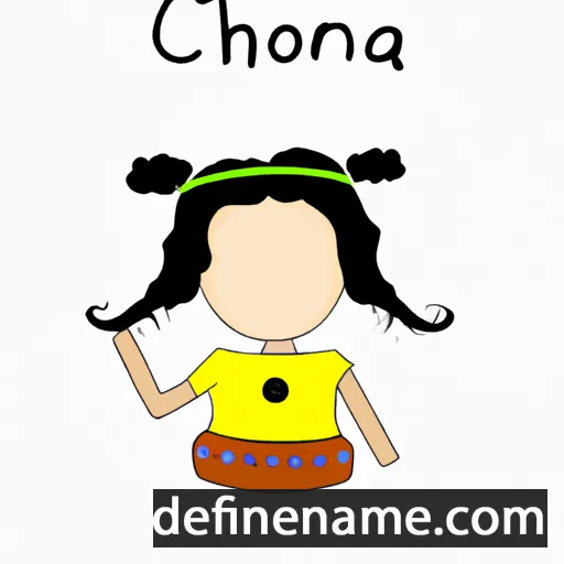 cartoon of the name Chonna