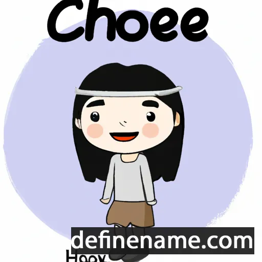 cartoon of the name Choon-hee