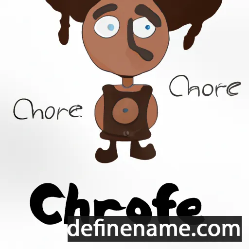 cartoon of the name Chorche