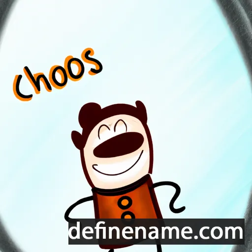 cartoon of the name Chosroes