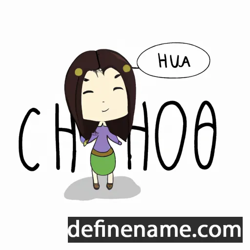 cartoon of the name Choua