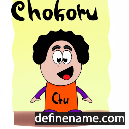 cartoon of the name Choukri