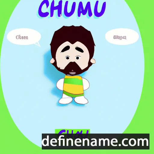 cartoon of the name Choumi