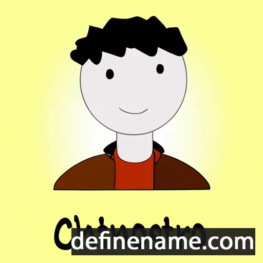 cartoon of the name Chresanto