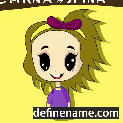 cartoon of the name Chrisanna