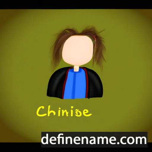 cartoon of the name Chrisanne