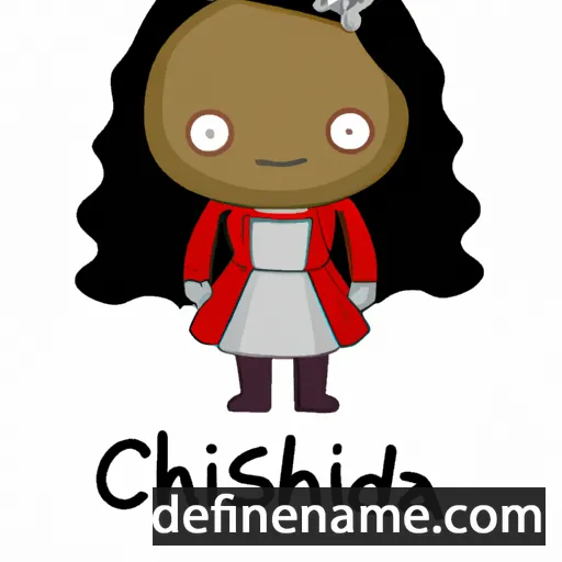 cartoon of the name Chriselda