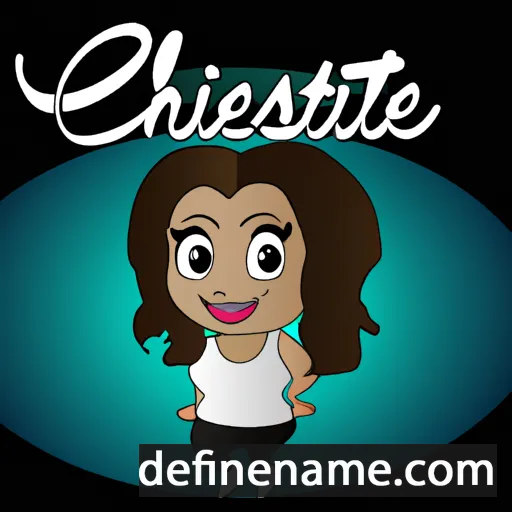 Chrisette cartoon