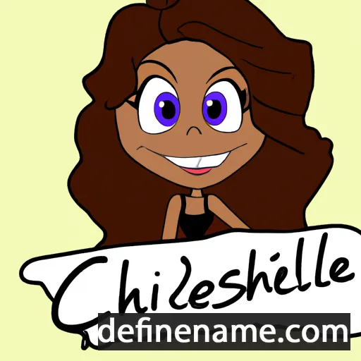 Chrishell cartoon