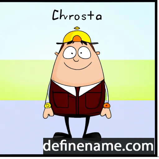 cartoon of the name Christapor