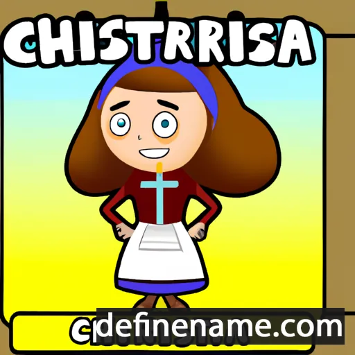 Christgina cartoon