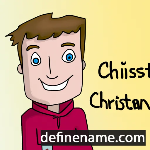 cartoon of the name Christiaen