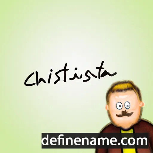 Christijn cartoon