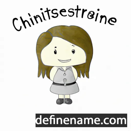 Christinne cartoon