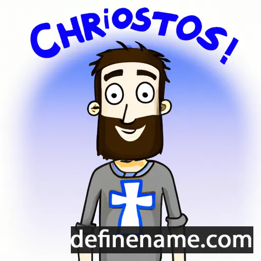 cartoon of the name Christodoros