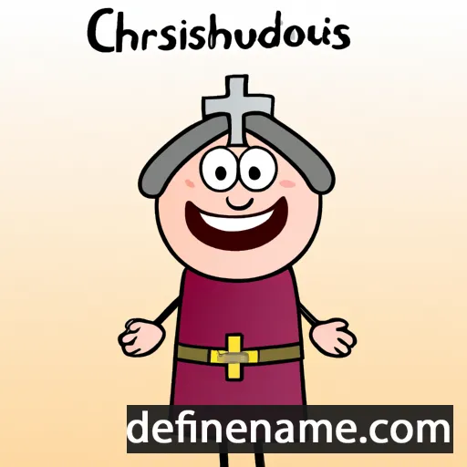 cartoon of the name Christodulus