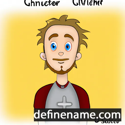 cartoon of the name Christofer