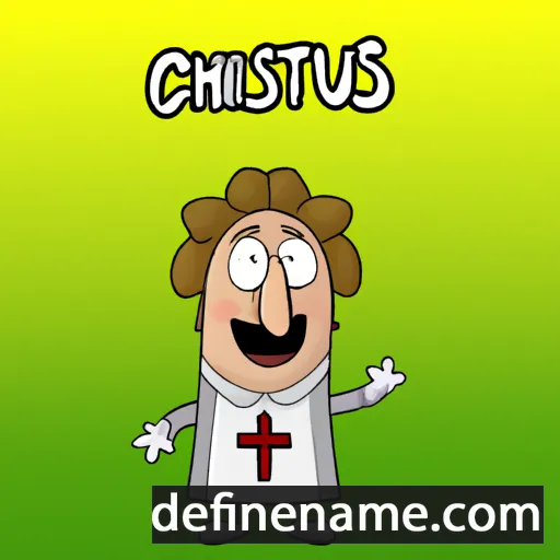 cartoon of the name Christofilus