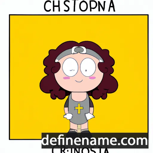 Christonia cartoon