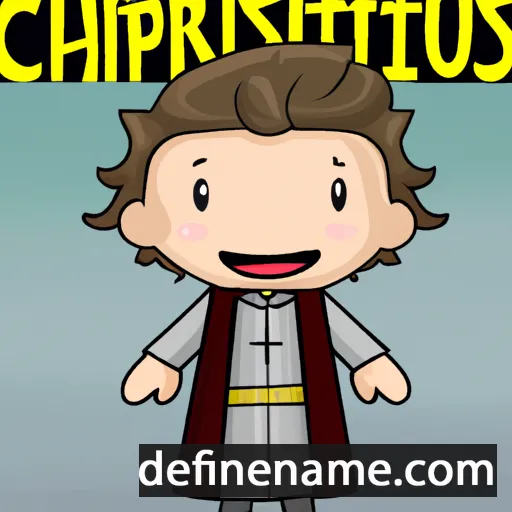 cartoon of the name Christophilus