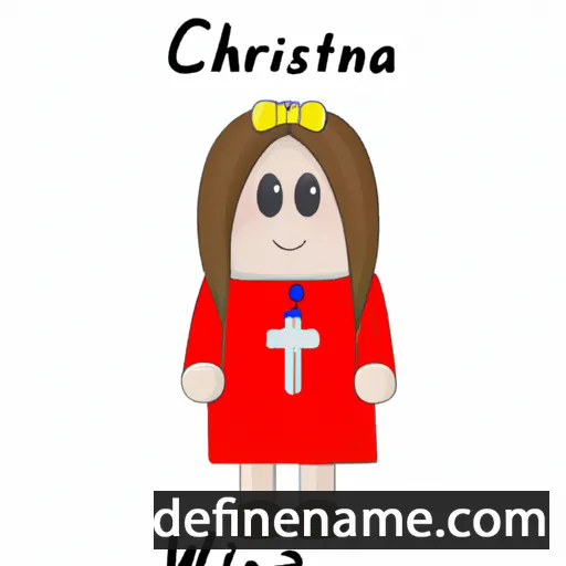 Christwina cartoon