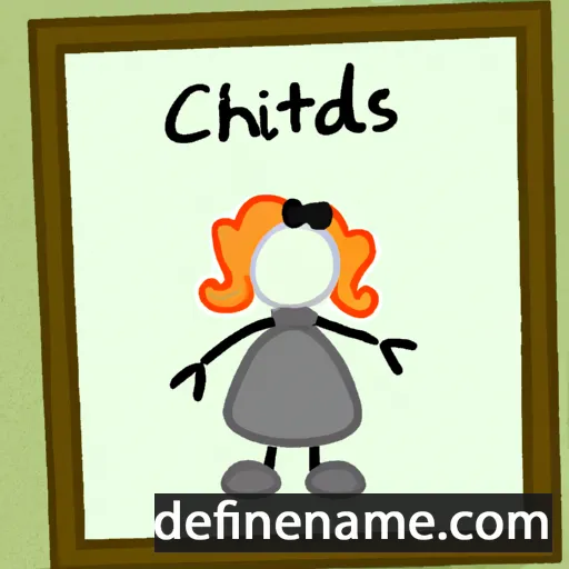 cartoon of the name Chrothildis