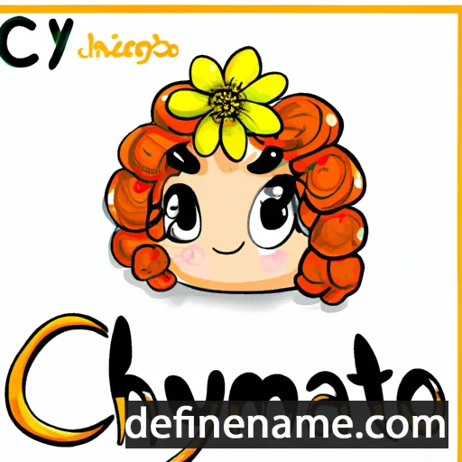 Chrysanthemum cartoon