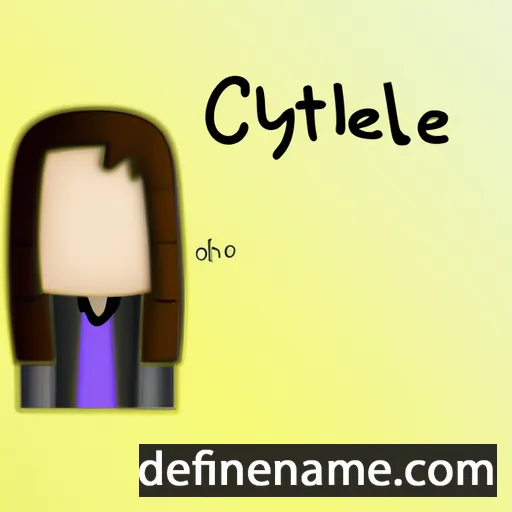 Chrystèle cartoon