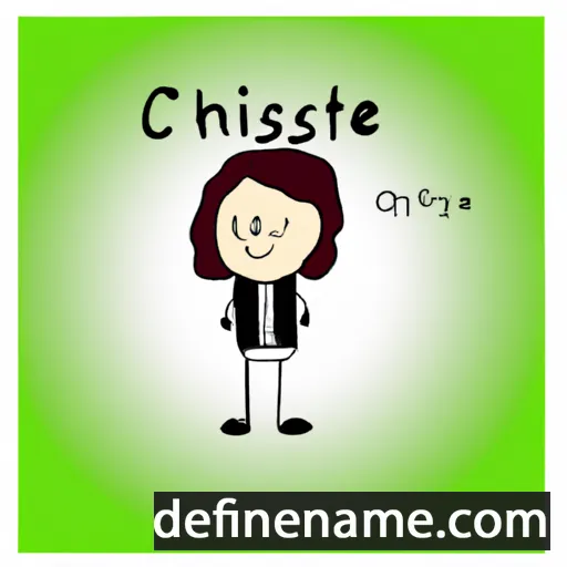 Chrystie cartoon