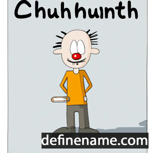 cartoon of the name Chünrath