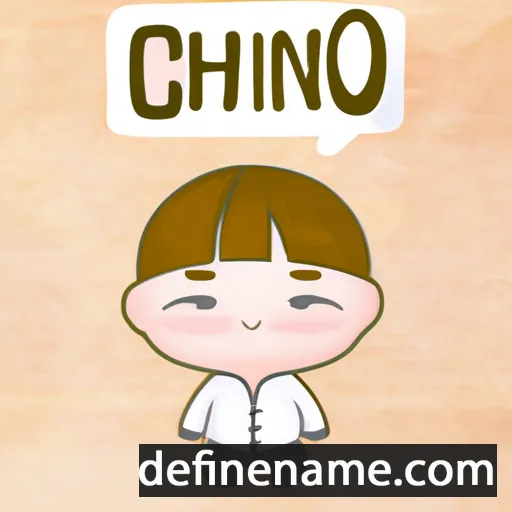 cartoon of the name Chương