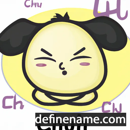 cartoon of the name Chu