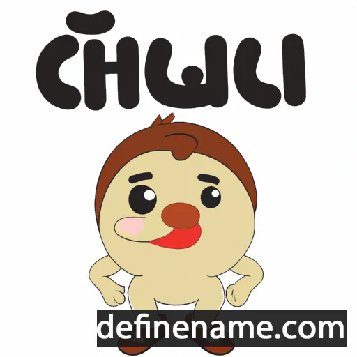 cartoon of the name Chuchai