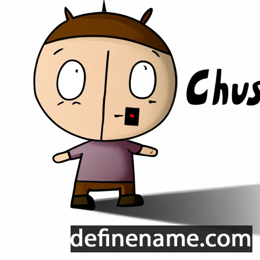 cartoon of the name Chuis