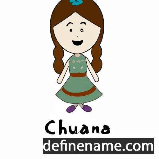 cartoon of the name Chuliana