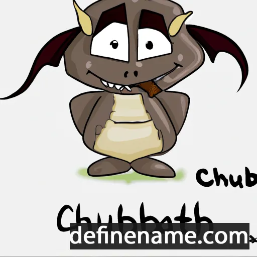 cartoon of the name Chuluunbat