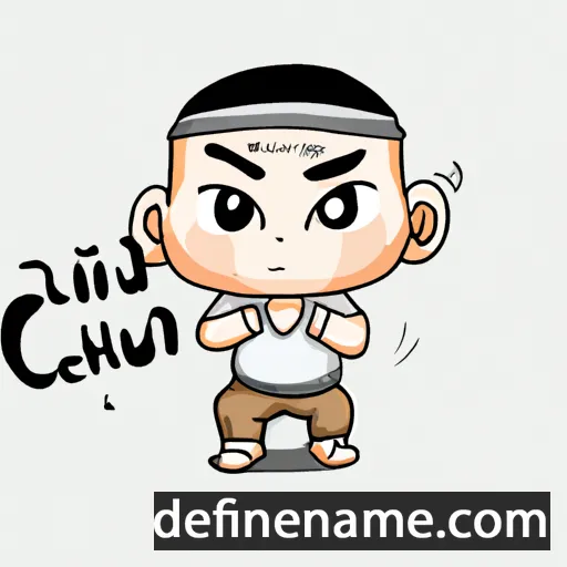 cartoon of the name Chuluunbolor