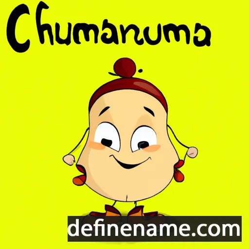 cartoon of the name Chumari