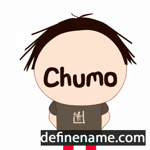 cartoon of the name Chumei