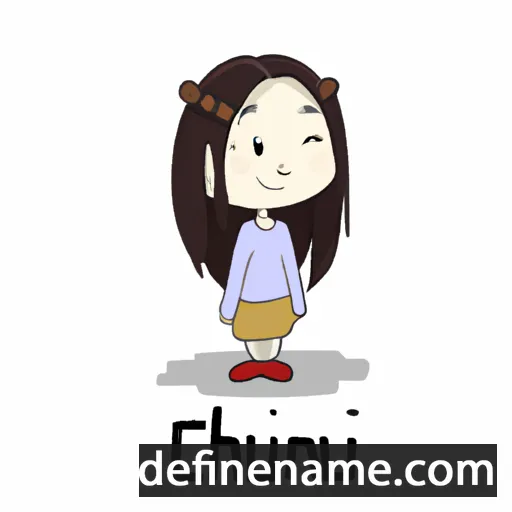 cartoon of the name Chun-mi