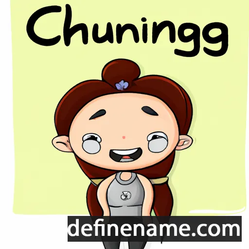 Chung-ha cartoon