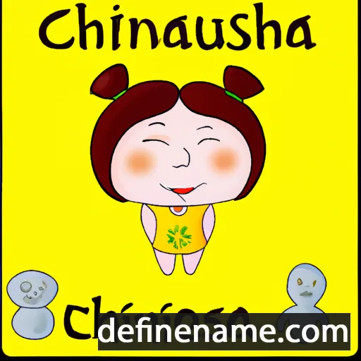 cartoon of the name Chunsina