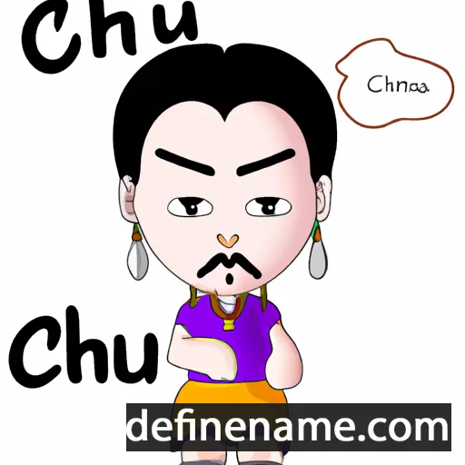 cartoon of the name Churai