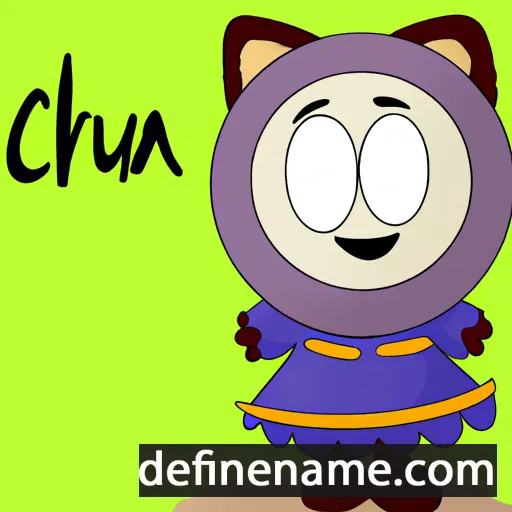 cartoon of the name Chusa