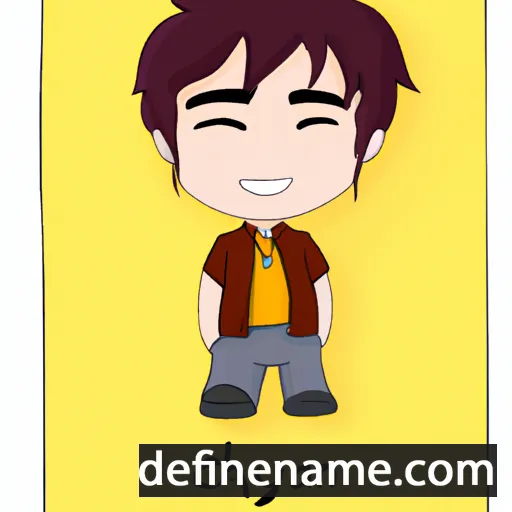 cartoon of the name Chyan