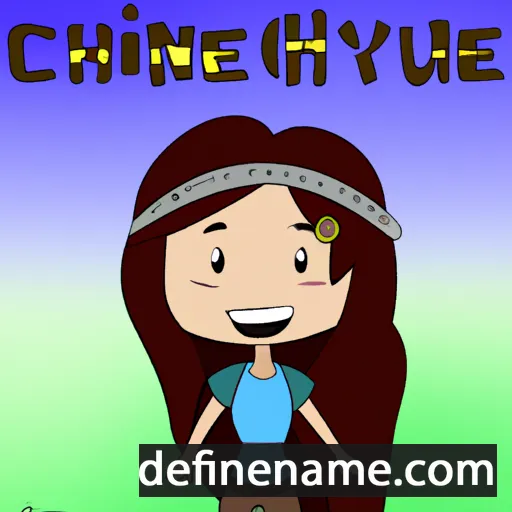 cartoon of the name Chyenne