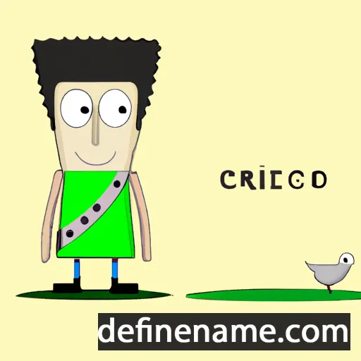 cartoon of the name Cícero