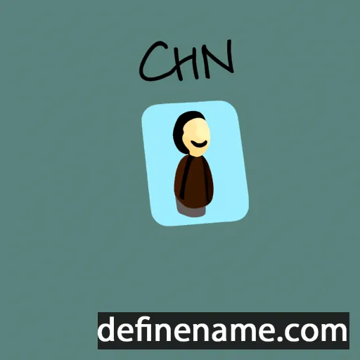 cartoon of the name Cîhan