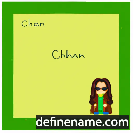 cartoon of the name Ciannah