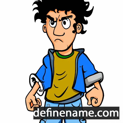 cartoon of the name Ciano